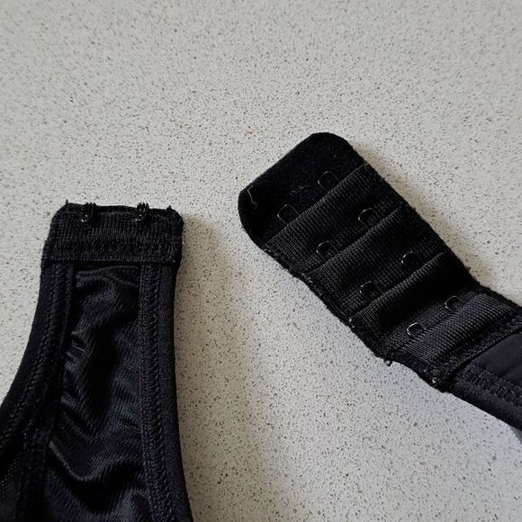 Delimira Bra X-Shaped Back Support Posture Sports Front Closure Wire Free 46DD - Picture 7 of 12